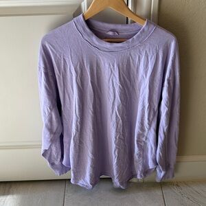 User Aerie Lavender Long Sleeve Sweat Shirt XL
